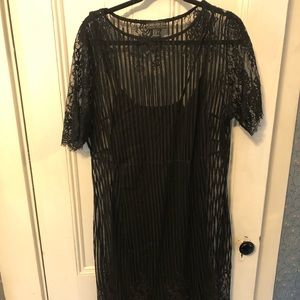 Lace Dress with cottony slip